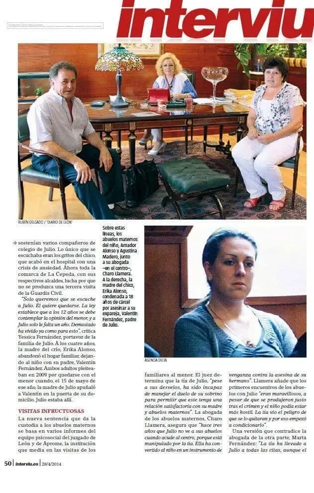 Llamera Abogadas - abuelos solicitan custodia de menor en Mataporquera León