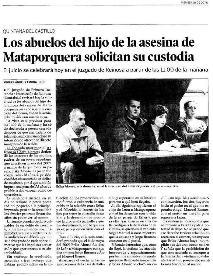 Llamera Abogadas - proceso judicial de custodia tras asesinato en León